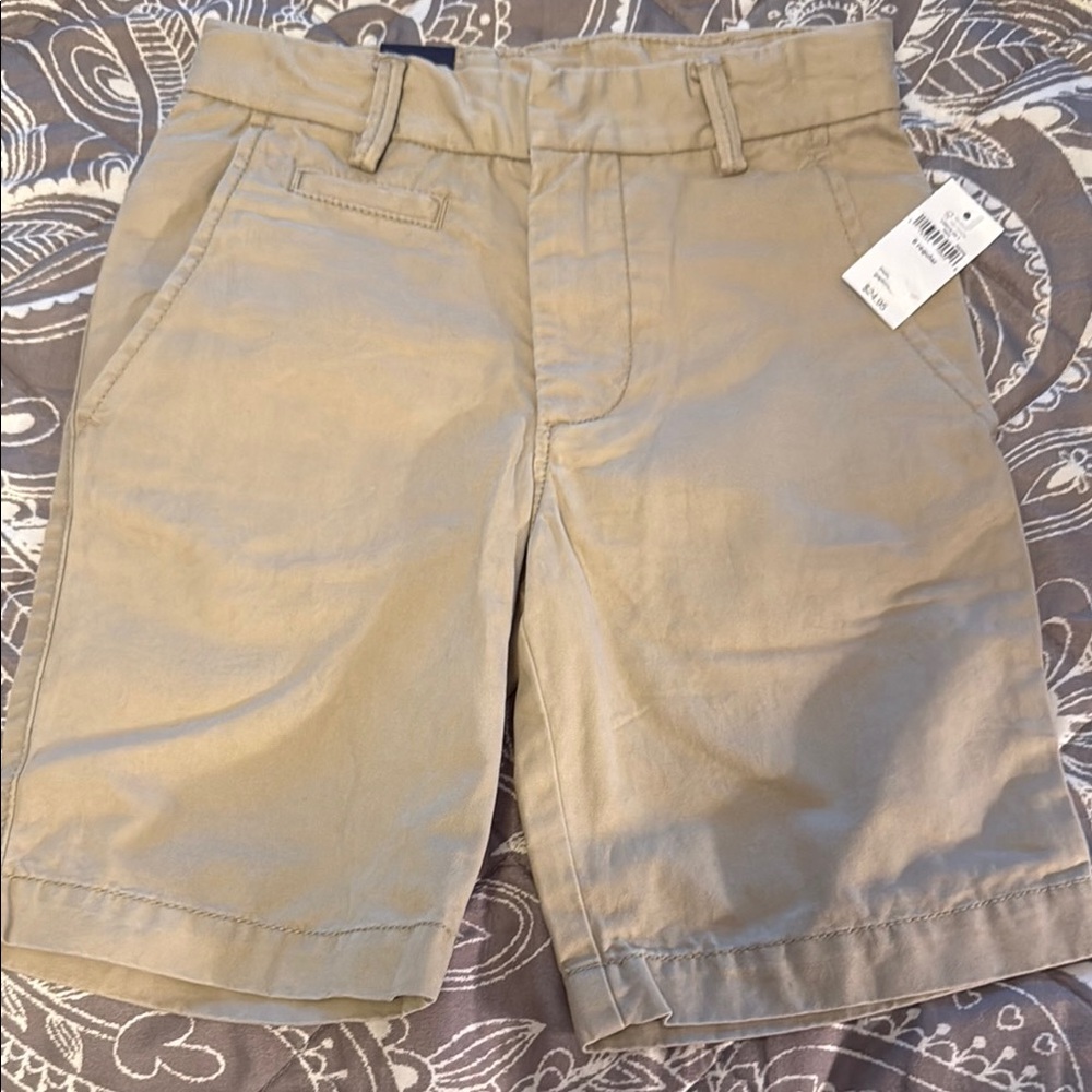 GAP Tan Chino Shorts Classic Cotton Blend